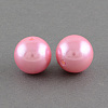 ABS Plastic Imitation Pearl Round Beads SACR-S074-8mm-A75-1