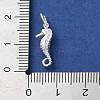 925 Sterling Silver Sea Animal Sea Horse Charms STER-E071-02S-05-3