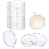 20Pcs Transparent Acrylic Big Pendants FIND-FG0002-10-1