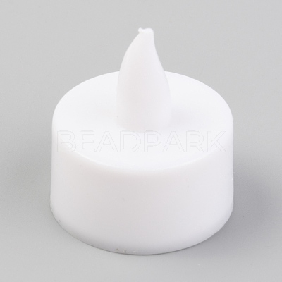 Plastic Flameless LED Tea Light Candles AJEW-H123-01B-1