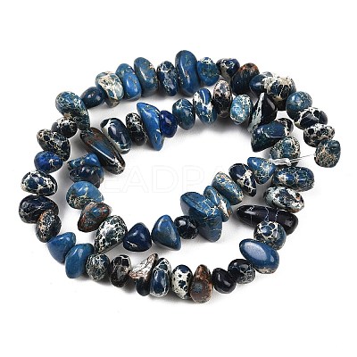 Natural Imperial Jasper Beads Strands G-I123-05B-1