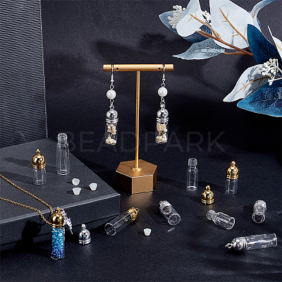 10Pcs 5 Styles Glass Pendants GLAA-NB0001-76-1
