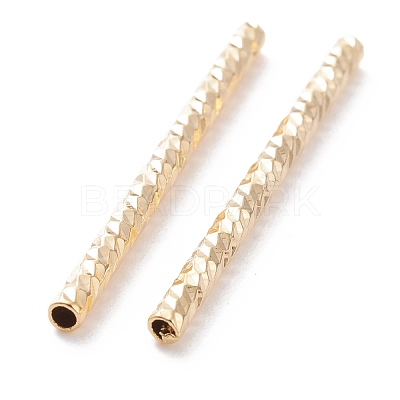 Brass Tube Beads X-KK-Y003-77B-G-1