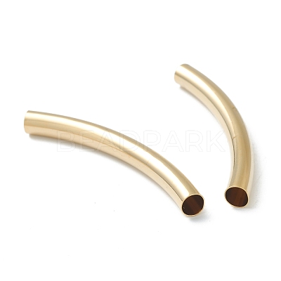 Brass Tube Beads KK-Y003-90O-G-1