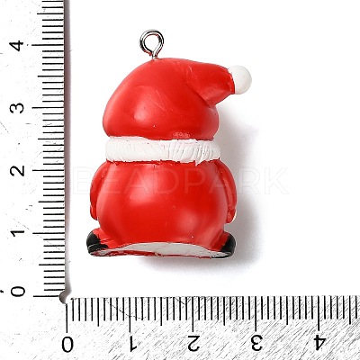 Christmas Theme Opaque Resin Pendants RESI-I336-01P-10-1