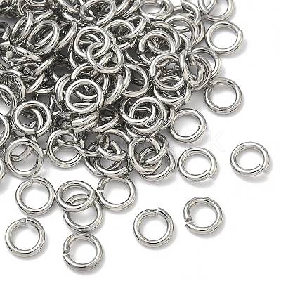 Tarnish Resistant 304 Stainless Steel Open Jump Rings X-STAS-R065-42-1