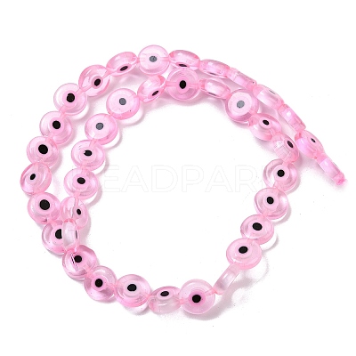 Handmade Evil Eye Lampwork Beads Strands LAMP-G164-10C-06-1