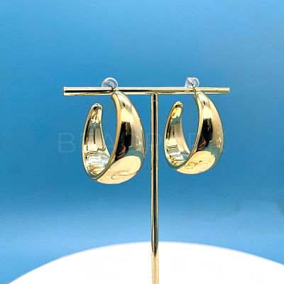 Acrylic C-Shape Stud Earrings FS-WG8BEC0-11-1