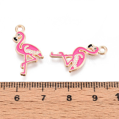 Marine Animals Alloy Enamel Pendants ENAM-T022-34F-1