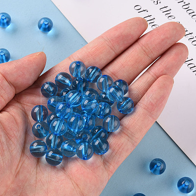 Transparent Acrylic Beads X-MACR-S370-A10mm-759-1