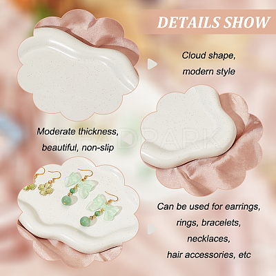 Porcelain Jewelry Plate DJEW-WH0058-01B-1