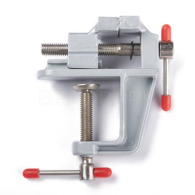 Aluminum Alloy Mini Table Bench Vise AJEW-I060-01-1