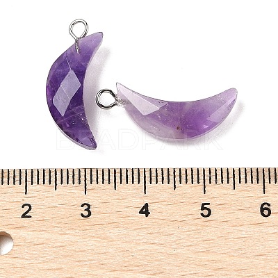 Natural Amethyst Pendants G-L614-D05-P05-1