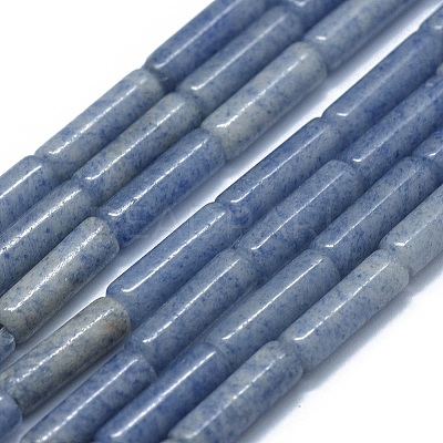 Dyed & Heated Natural Blue Aventurine Beads Strands G-F631-D12-01-1