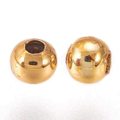Brass Beads KK-E759-8mm-08G-1