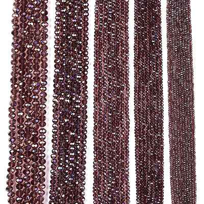Electroplate Glass Beads Strands LS-EGLA-A044-T3mm-B13-1