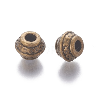 Tibetan Antique Bronze Metal Lead Free & Nickel Free & Cadmium Free MLF0586Y-NF-1