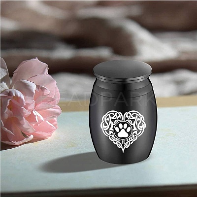 Stainless Steel Cremation Urn AJEW-CN0001-89B-1
