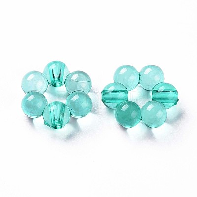 Transparent Acrylic Bead Frames TACR-S153-01A-68-1