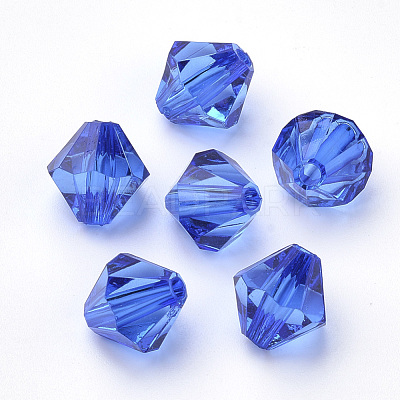 Transparent Acrylic Beads TACR-S146-4mm-17-1