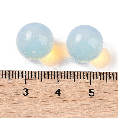 Opalite No Hole Sphere Beads G-K353-04B-19-1