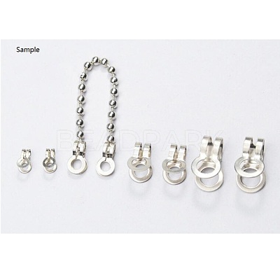 Tarnish Resistant 304 Stainless Steel Ball Chain Connectors X-STAS-R089-04-1