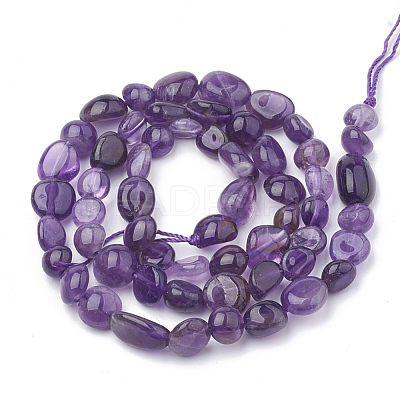 Natural Amethyst Beads Strands G-S340-10-1
