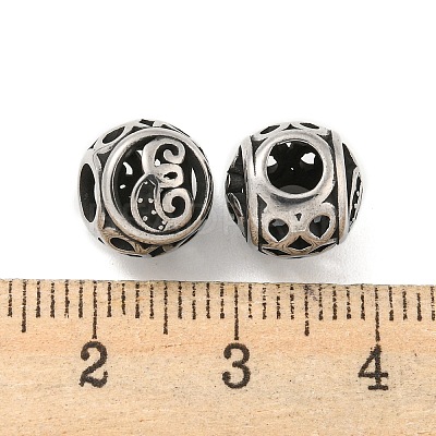 304 Stainless Steel Beads Rhinestone Settings STAS-O002-01E-AS-1