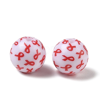 Printed Opaque Acrylic Beads AC-CBA6329-01A-01-1