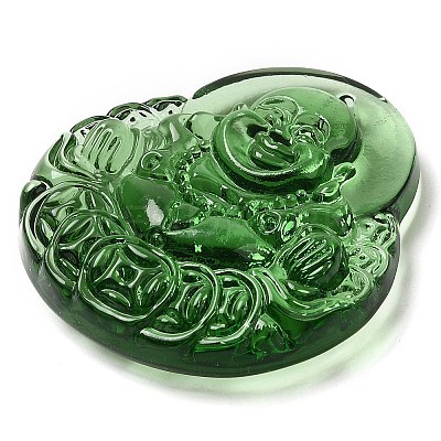 Glass Pendants GLAA-C033-04F-1