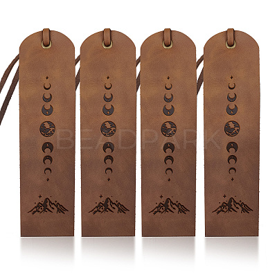 Cowhide Leather Labels AJEW-WH0386-0009-1