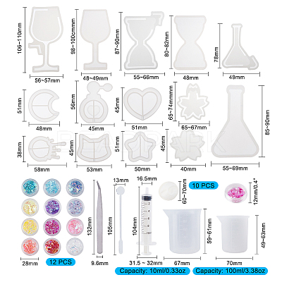 DIY Quicksand Jewelry Making DIY-PH0026-44-1