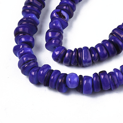 Natural Trochid Shell/Trochus Shell Beads Strands SHEL-S258-081-B03-1