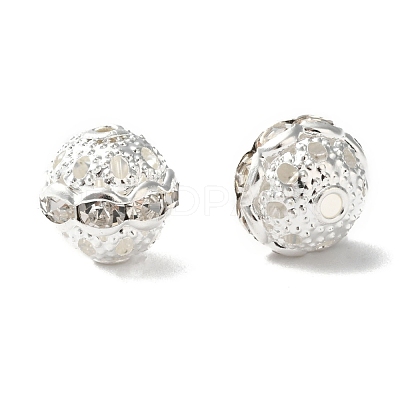 Brass Rhinestone Beads RB-H041-20-1