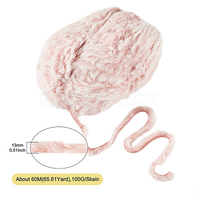 Super Bulky Imitation Fur Polyester Yarn OCOR-TAC0016-36A-1
