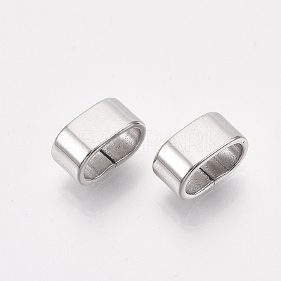Tarnish Resistant 304 Stainless Steel Slide Charms X-STAS-T045-46P-1