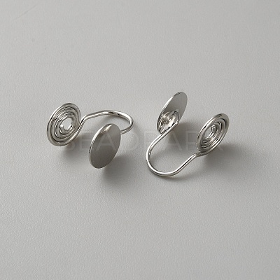Brass Ear Cuff Findings FIND-WH0148-739E-P-1