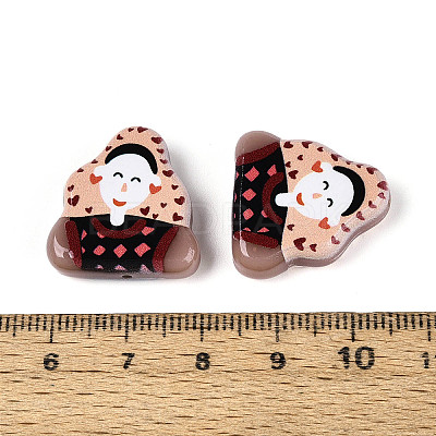 Printed Opaque Resin Beads RESI-N043-17C-1