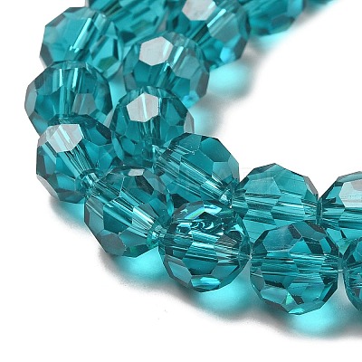Transparent Glass Beads X-EGLA-A035-T8mm-D12-1