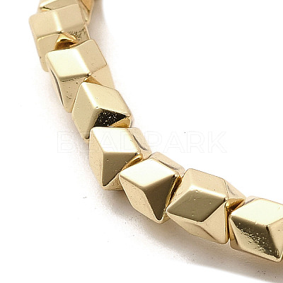 Electroplated Synthetic Non-magnetic Hematite Beads Strands G-L613-J01-01-1