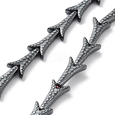 Synthetic Non-Magnetic Hematite Beads Strands G-H303-B23-1