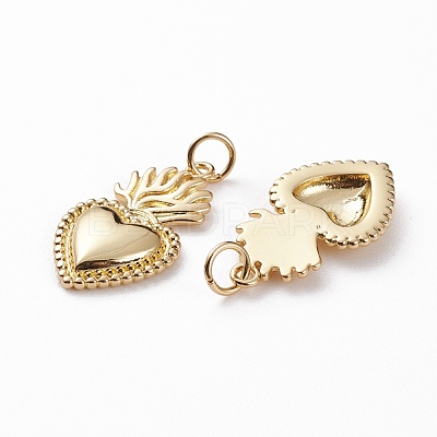 Brass Pendants X-KK-C100-10G-1