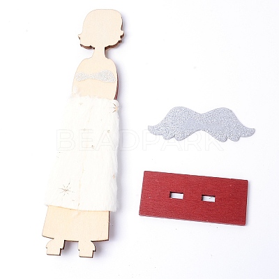 Natural Basswood Display Decorations WOOD-WH0115-41-1