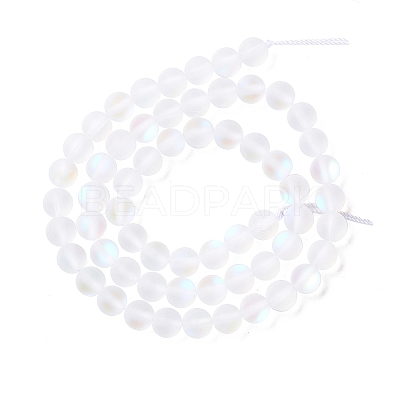 Synthetic Moonstone Beads Strands G-E573-01A-08-1