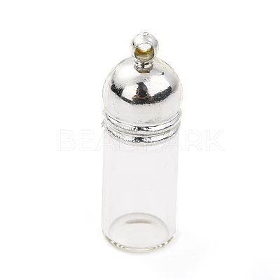 Glass Bottle Pendants GLAA-H105-14A-1