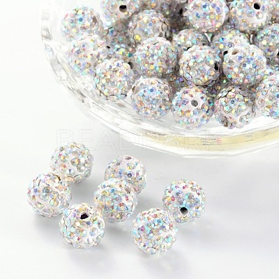 Pave Disco Ball Beads X-RB-A130-10mm-11-1