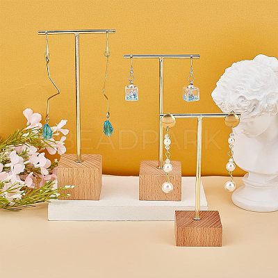 Iron Earring Display Stands EDIS-WH0007-05-1