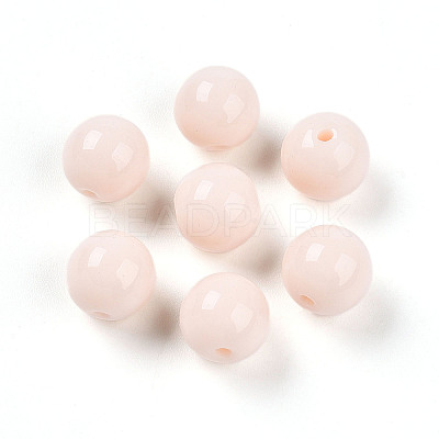 Opaque Solid Color Glass Beads LS-GLAA-N007-10mm-A01-1