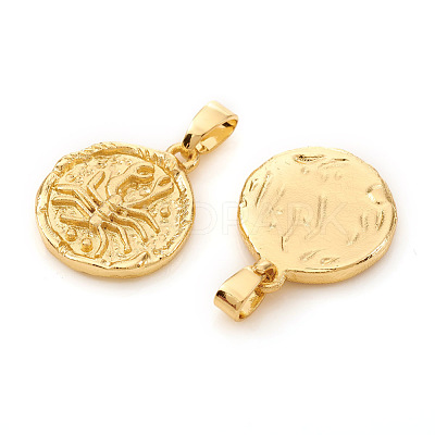 Brass Pendants KK-I672-33C-1