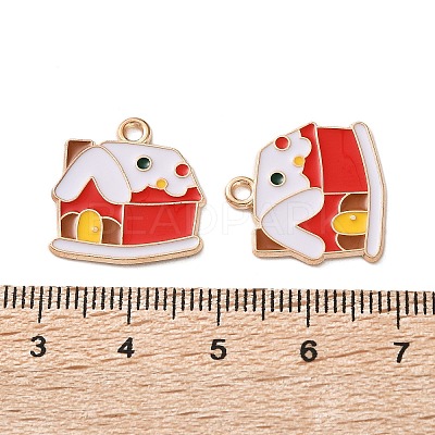 Alloy Enamel Pendants ENAM-I061-01KCG-09-1